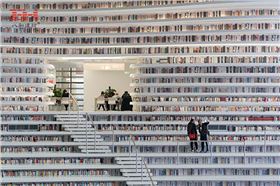天津濱海圖書館型材方通、藝術室內鋁單板、藝術弧形鋁方通02.jpg